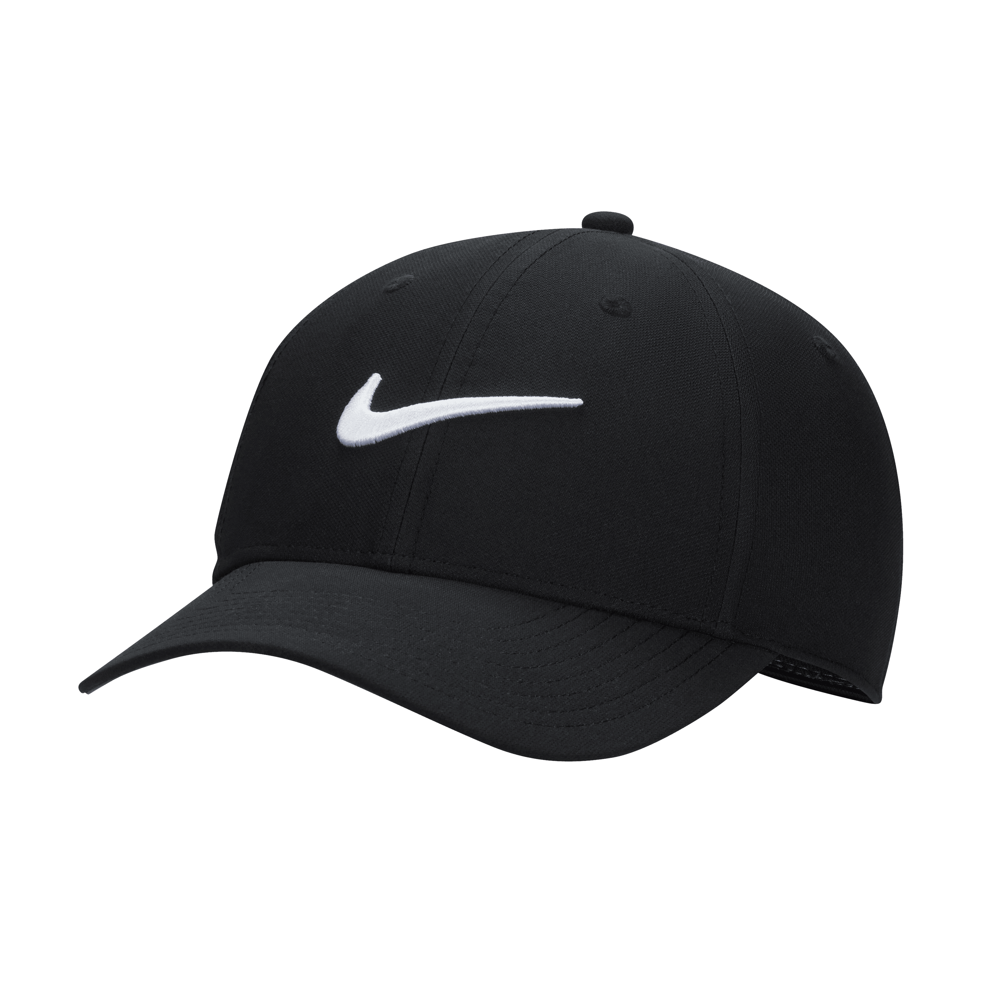 Nike Structured Swoosh Club Cap - Black / White