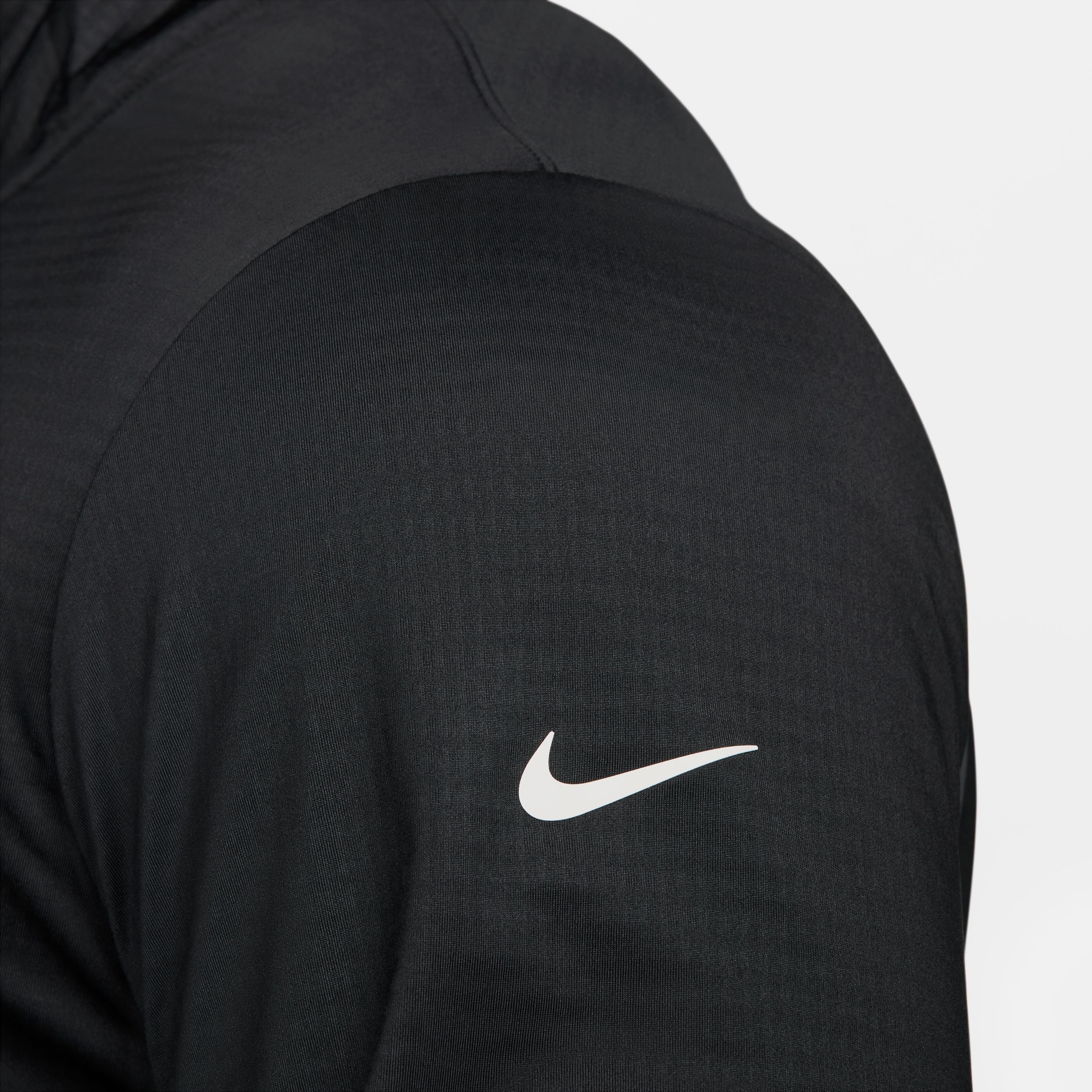 Nike Dri Fit Victory 1/2 Zip Golf Pullover - Black / White