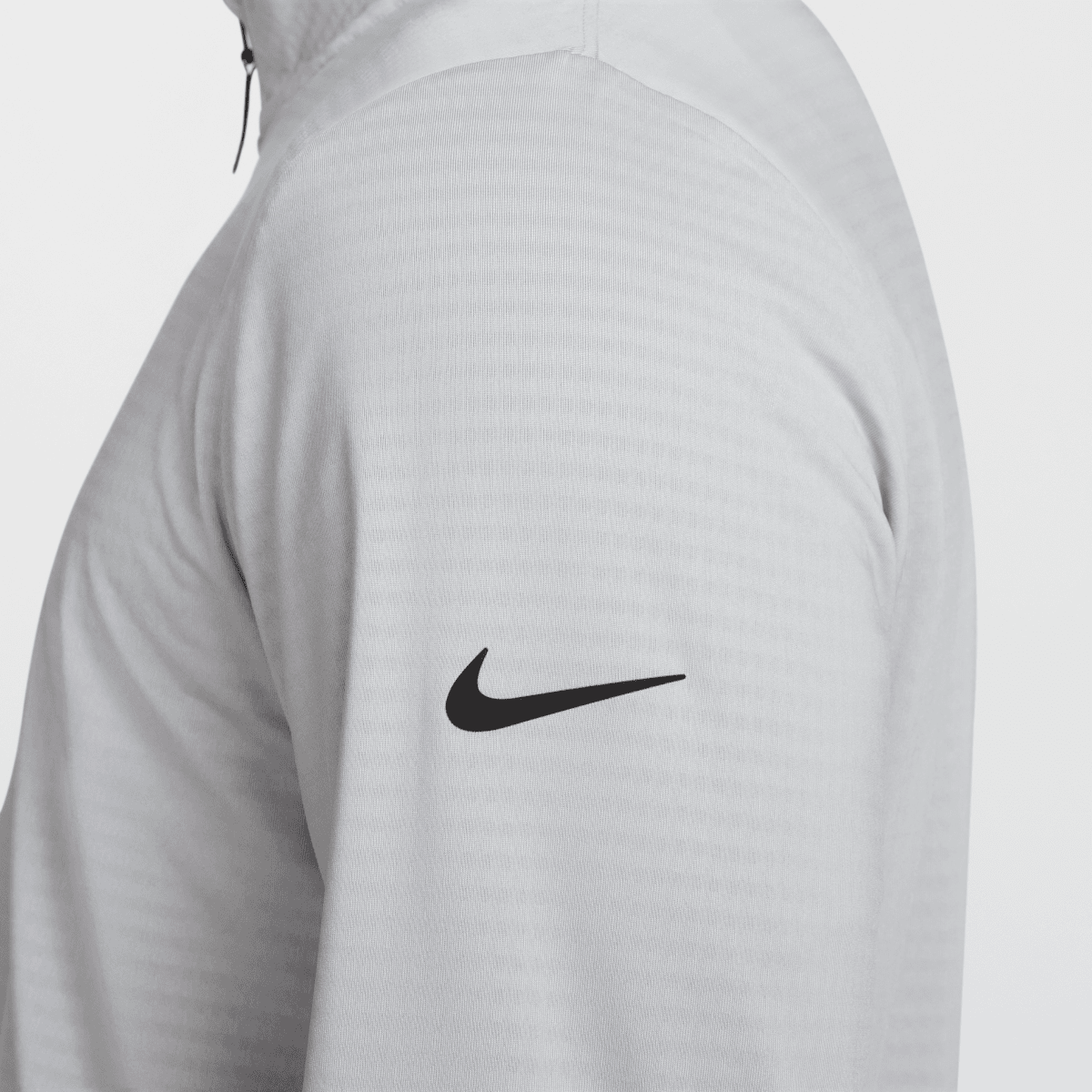 Nike Dri Fit Victory 1/2 Zip Golf Pullover - Wolf Grey / Black - Nike Golf