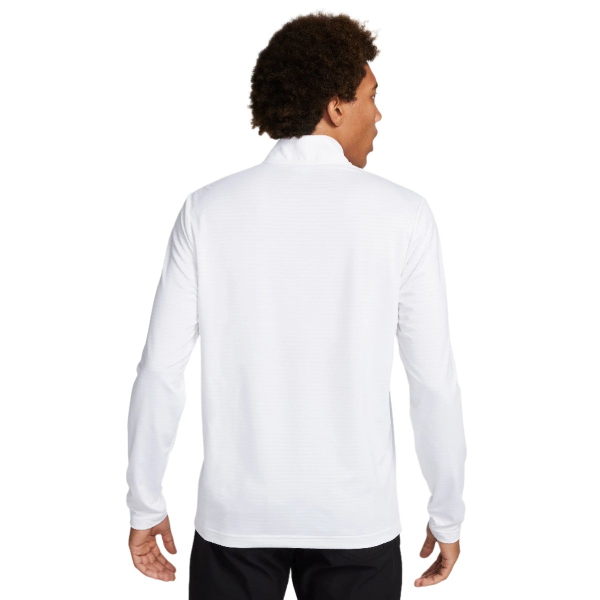 Nike Dri Fit Victory 1/2 Zip Golf Pullover - White / Black - Nike Golf
