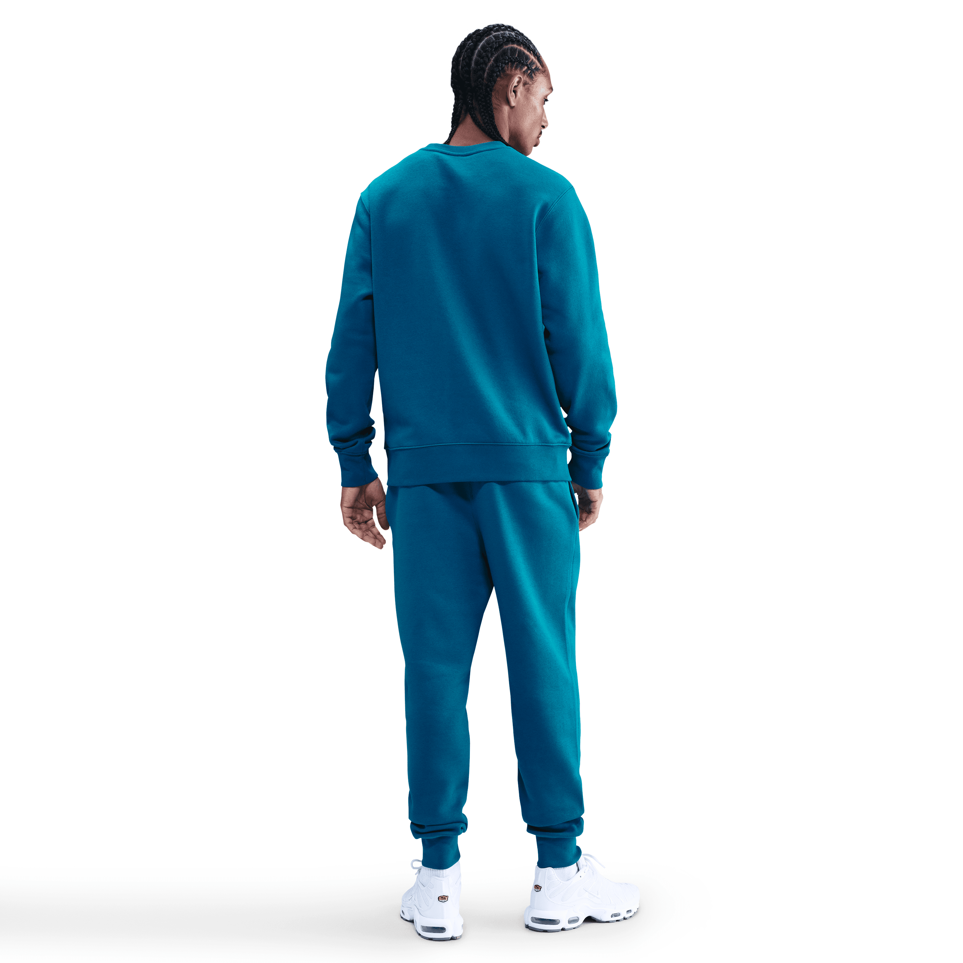 Nike NSW Club Crew Pullover - Green Abyss