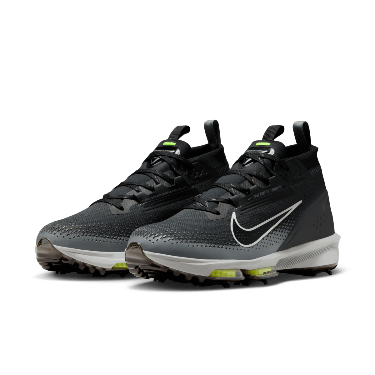 Nike Infinity Tour Next% 2 GTX Golf Shoes - Dark Smoke Grey/Black/Light Smoke Grey - Nike Golf