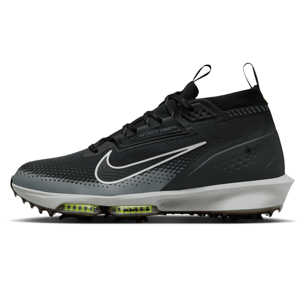 Nike Infinity Tour Next% 2 GTX Golf Shoes - Dark Smoke Grey/Black/Light Smoke Grey - Nike Golf
