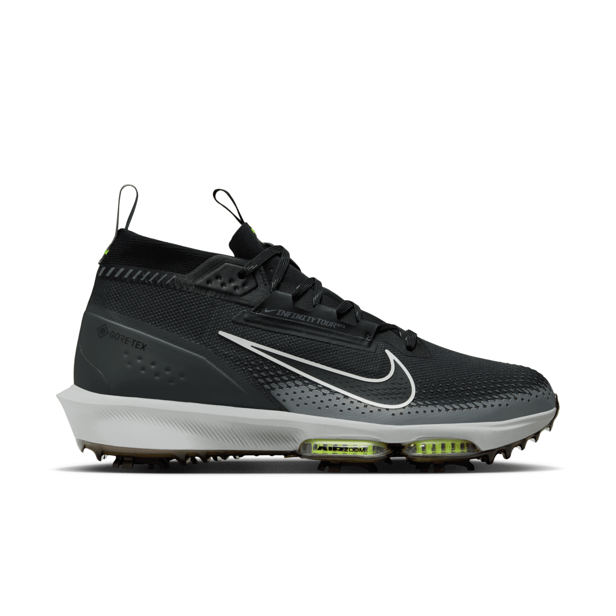 Nike Infinity Tour Next% 2 GTX Golf Shoes - Dark Smoke Grey/Black/Light Smoke Grey - Nike Golf