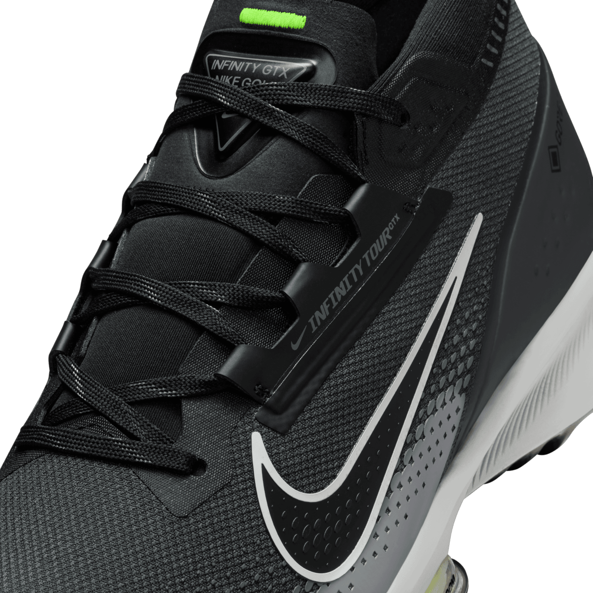 Nike Infinity Tour Next% 2 GTX Golf Shoes - Dark Smoke Grey/Black/Light Smoke Grey - Nike Golf