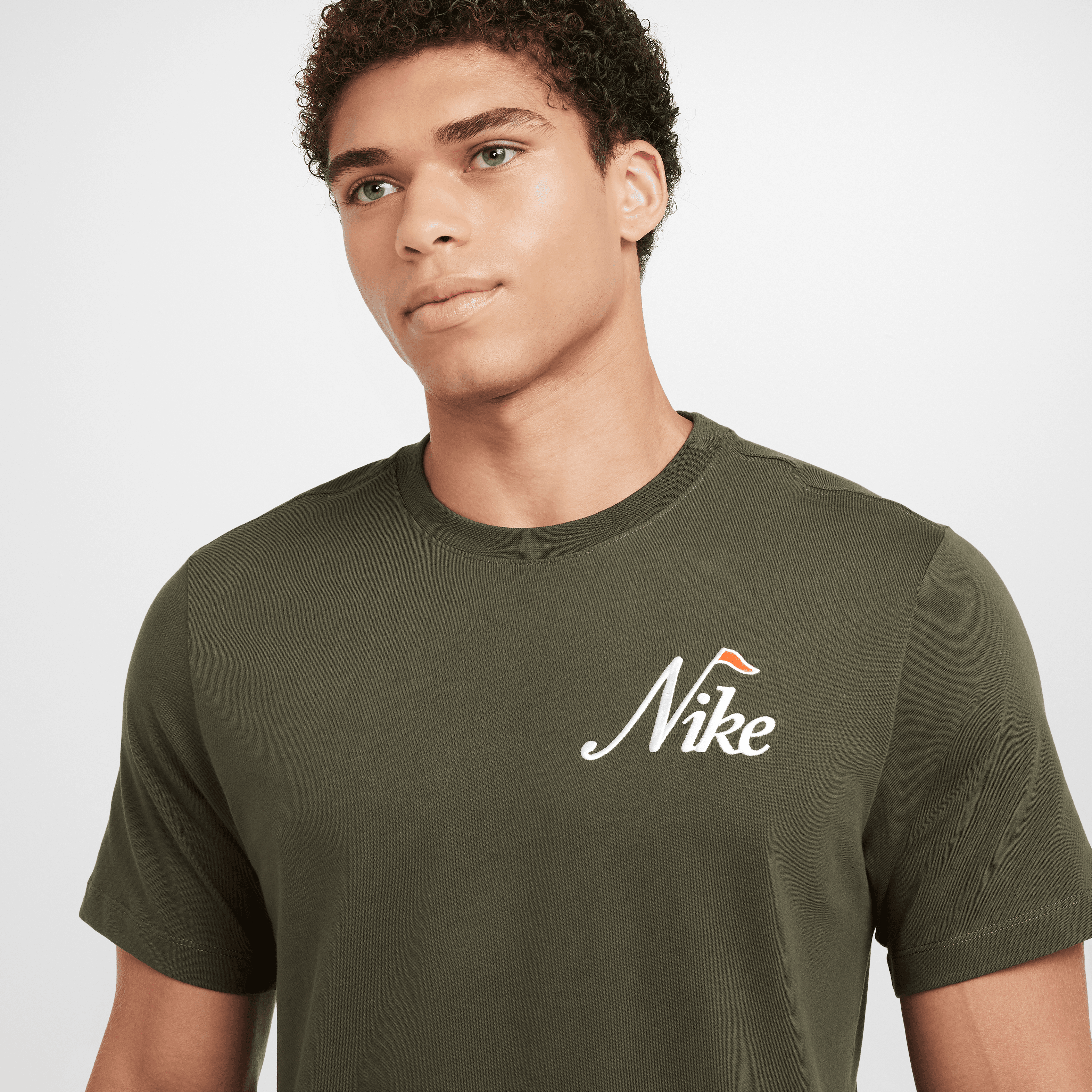 Nike Mens Golf T Shirt - Cargo Khaki