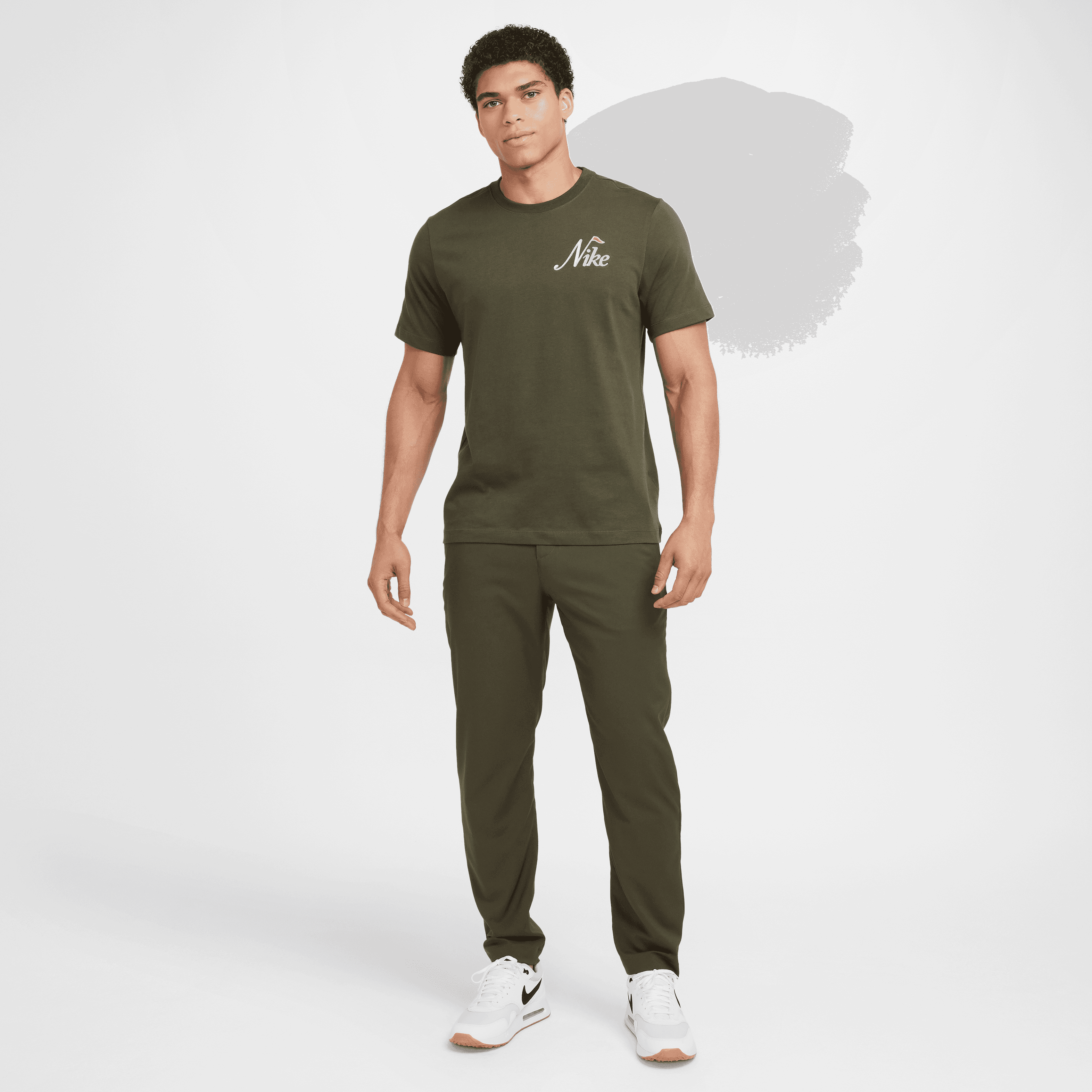 Nike Mens Golf T Shirt - Cargo Khaki