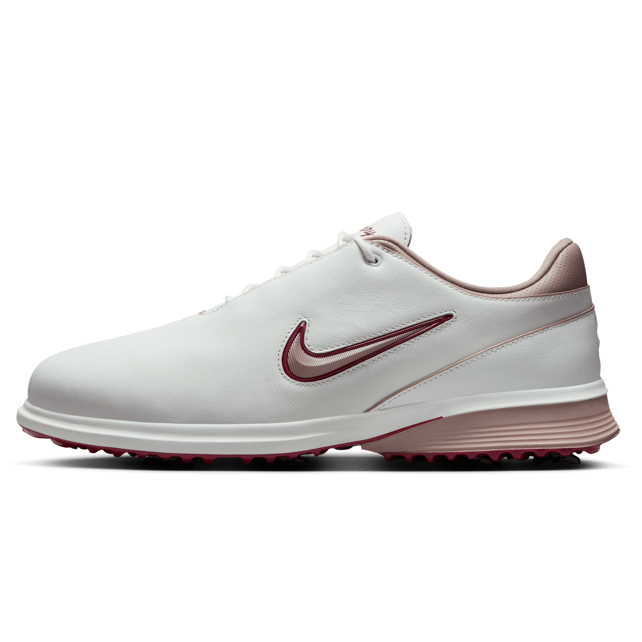 Nike Victory Tour 4 Golf Shoe - Summit White / Taupe Grey / Black / Team Red