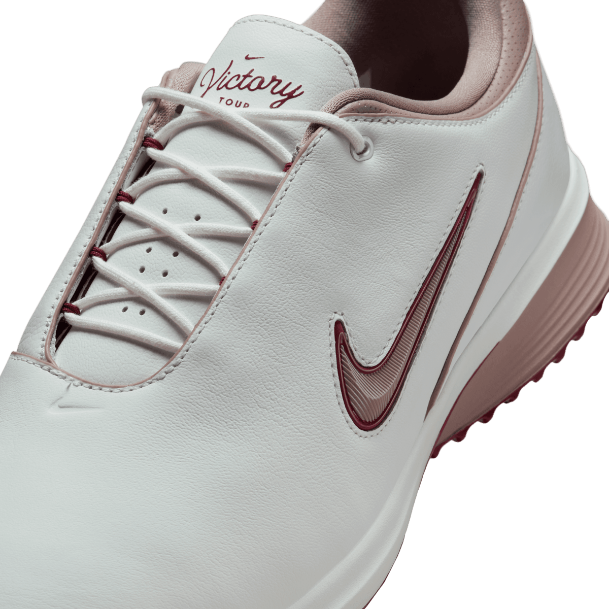 Nike Victory Tour 4 Golf Shoe - Summit White / Taupe Grey / Black / Team Red - Nike Golf