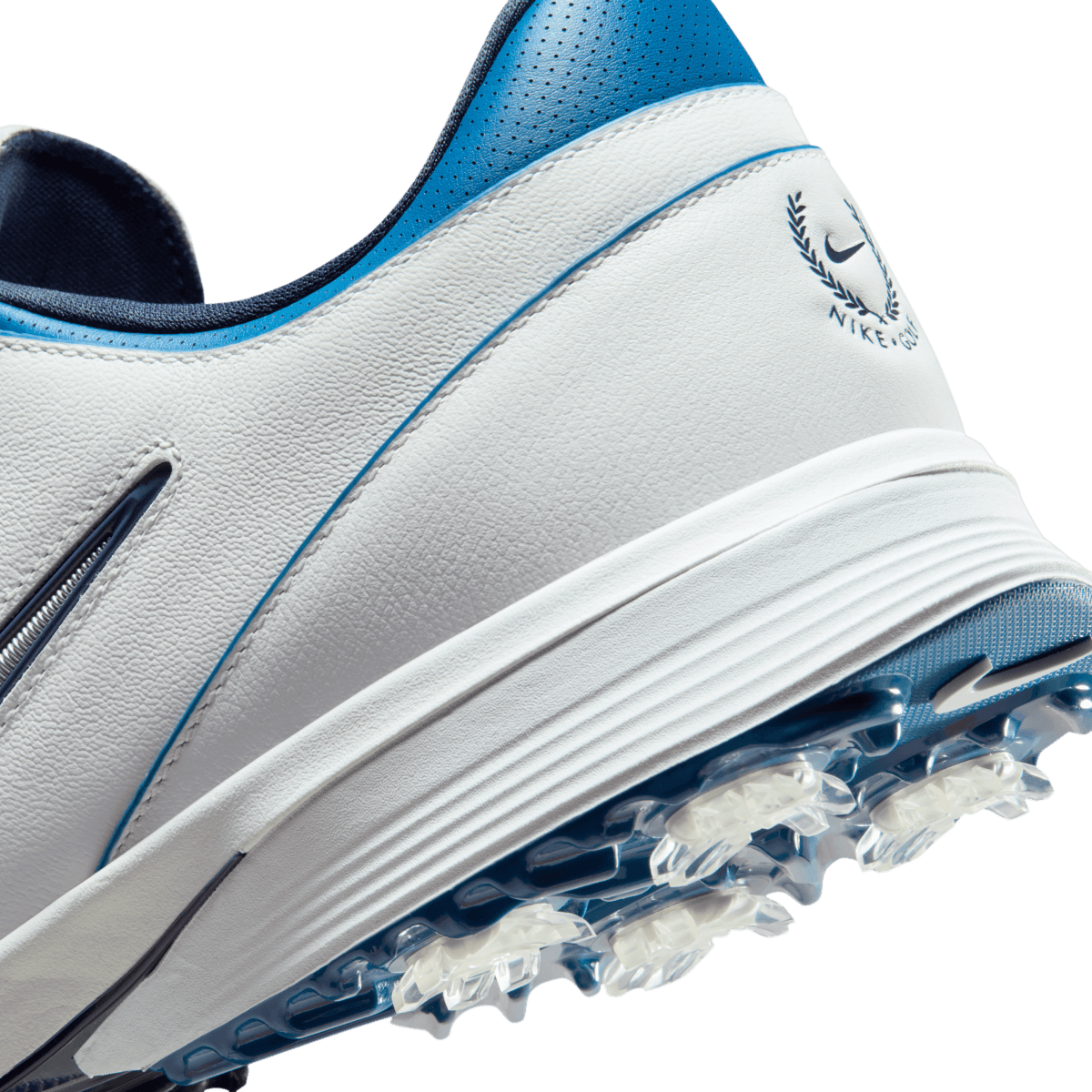 Nike Victory Tour 4 Golf Shoe - Summit White / Metallic Silver / Court Blue (OWN USE) - Nike Golf