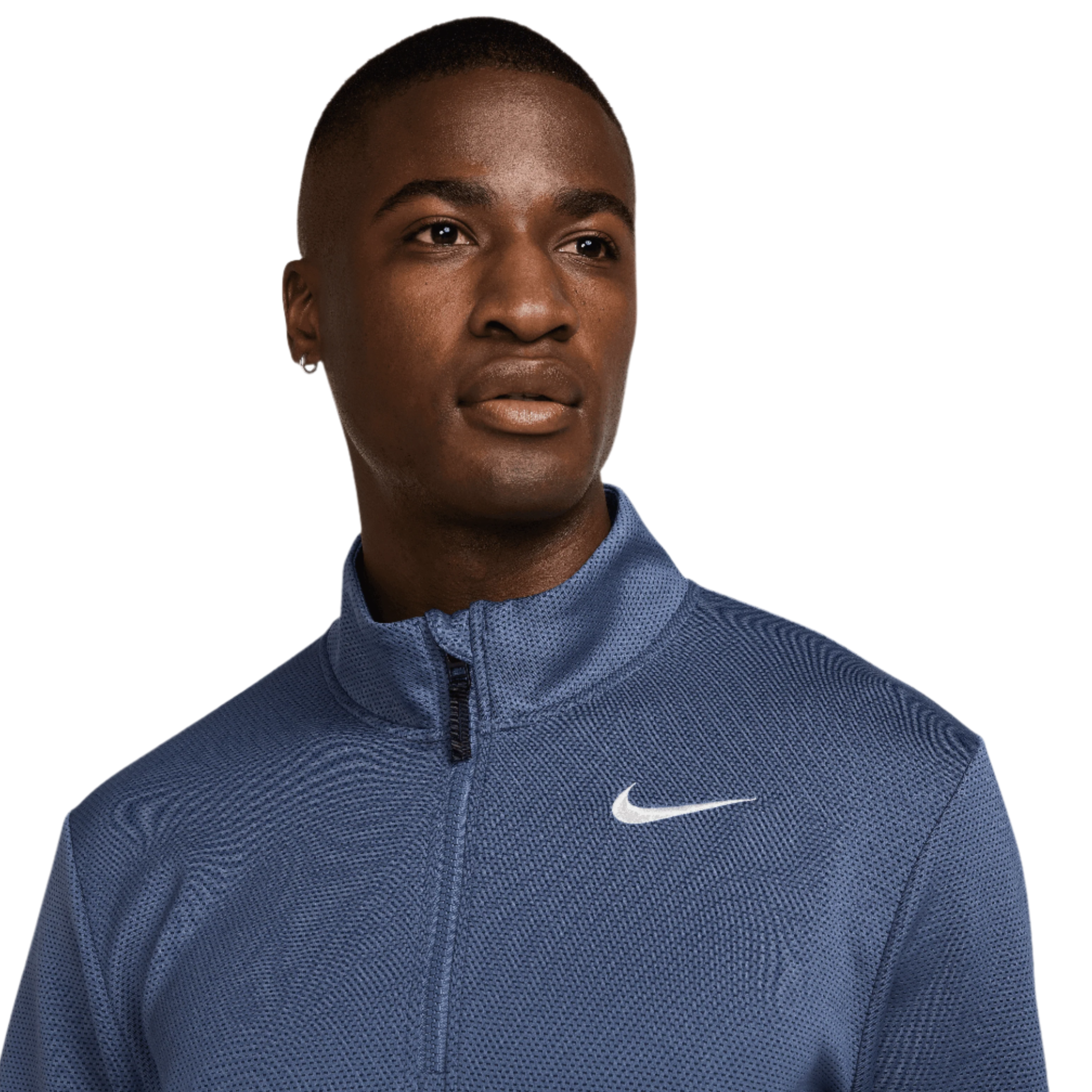 Nike Therma Flex 1/2 Zip Mens Golf Pullover - Diffused Blue / Obsidian / White