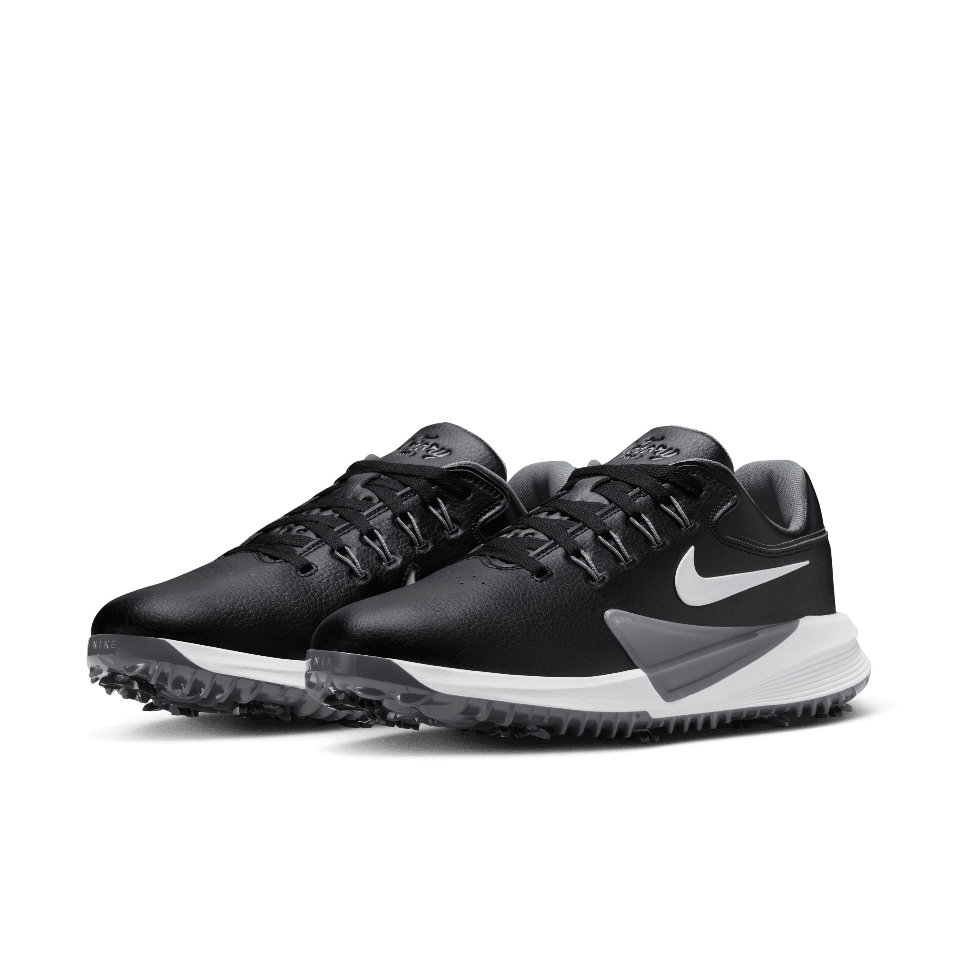 black and white nike golf shoes