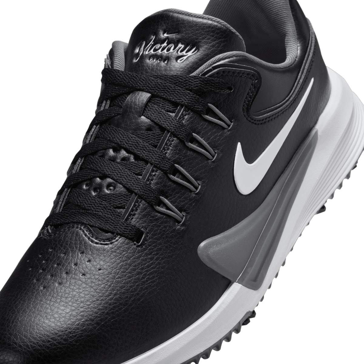 Nike Victory Pro 4 Golf Shoe - Black / White / Iron Grey - Nike Golf