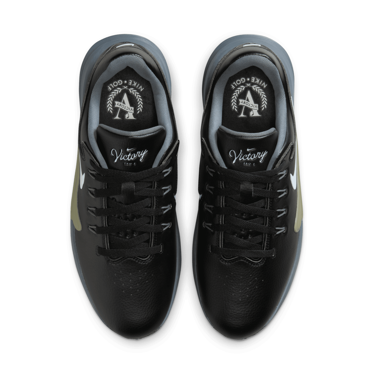 Nike Victory Pro 4 Golf Shoe - Black / White / Dusty Olive - Nike Golf
