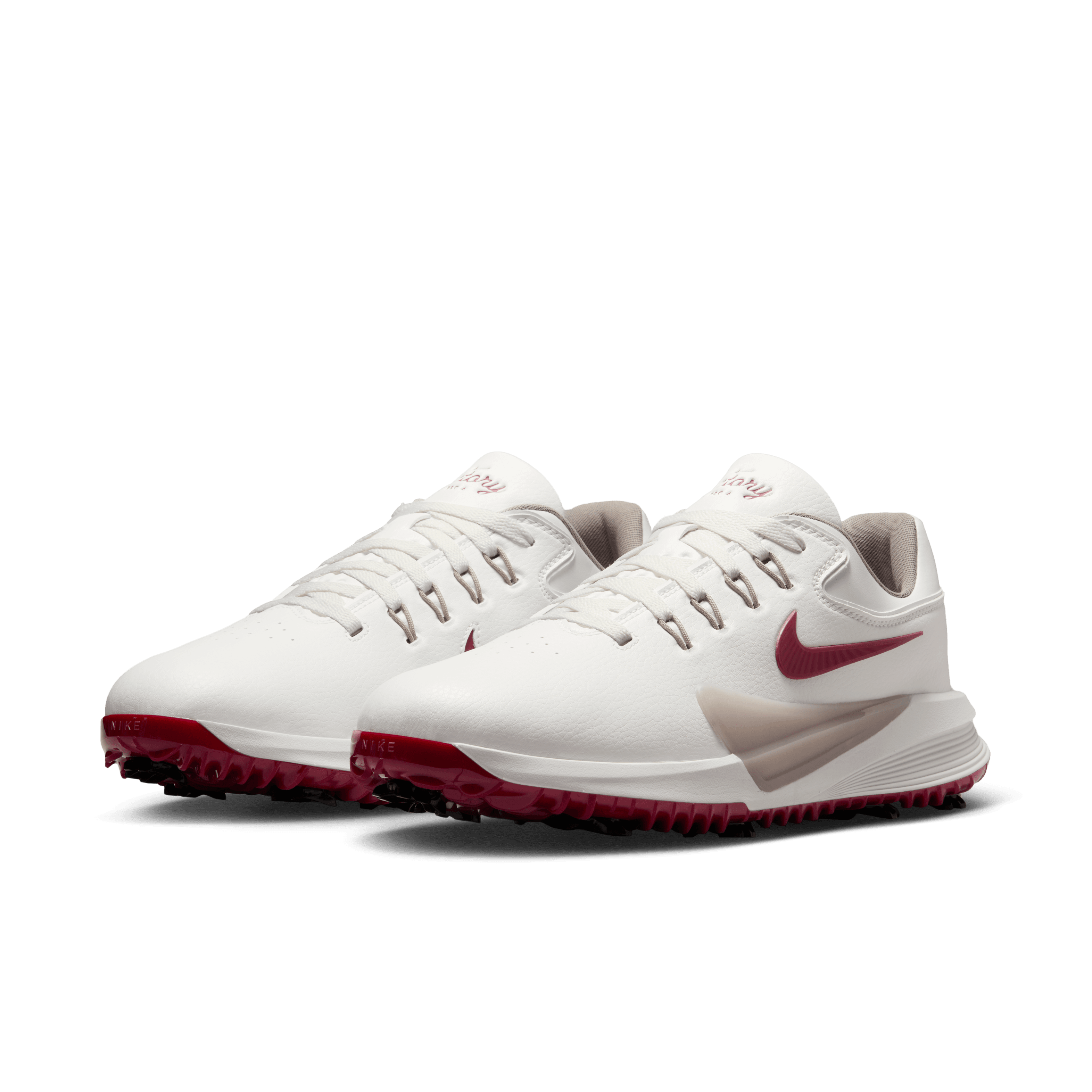 Nike Victory Pro 4 Golf Shoe - Summit White / Team Red