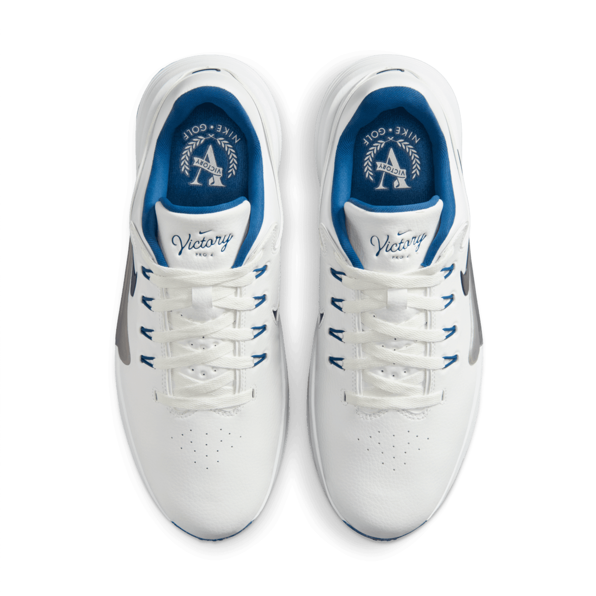 Nike Victory Pro 4 Golf Shoe - Summit White / Obsidian - Nike Golf