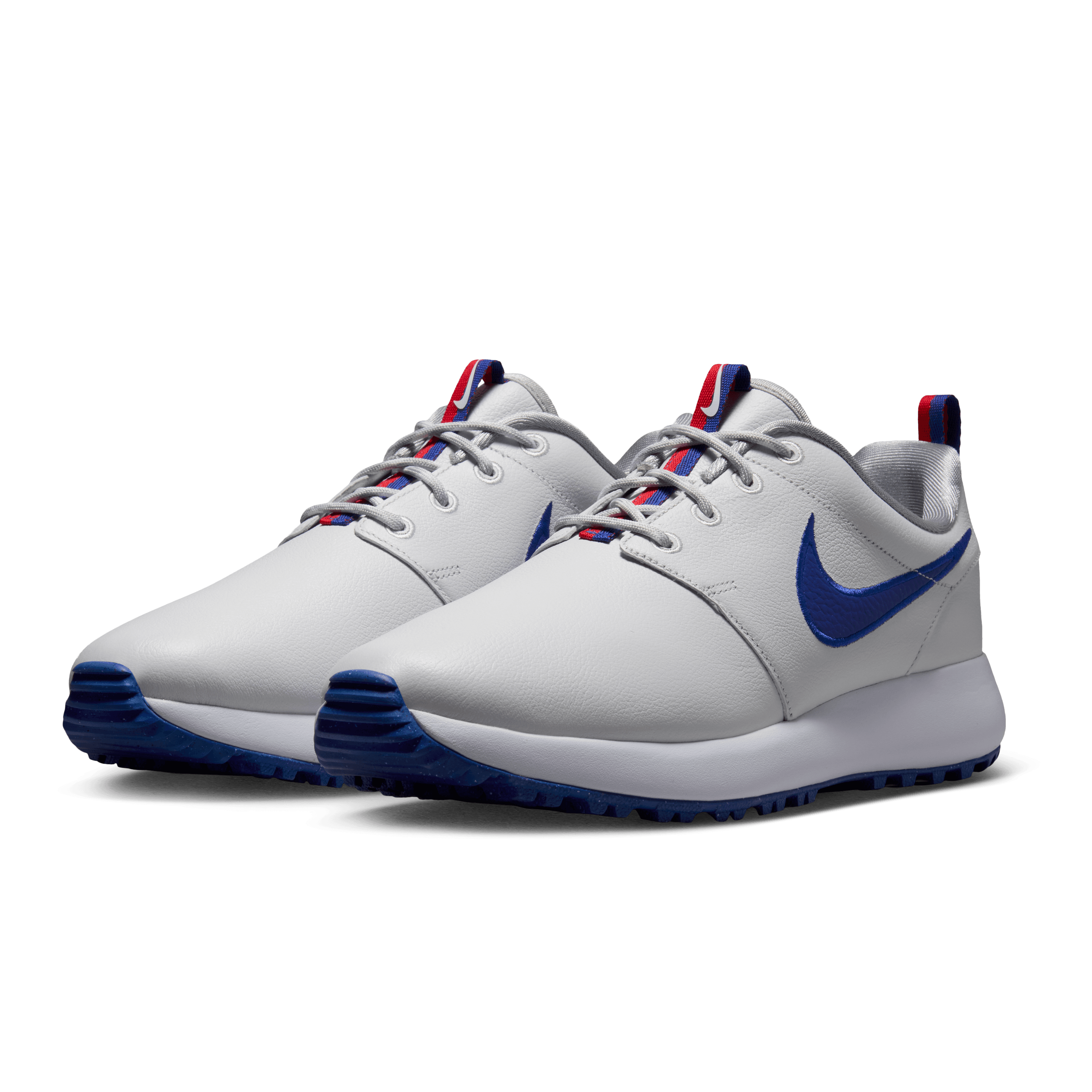 Nike Roshe Premium G Golf Shoe - Off White / Old Royal / Fire Red