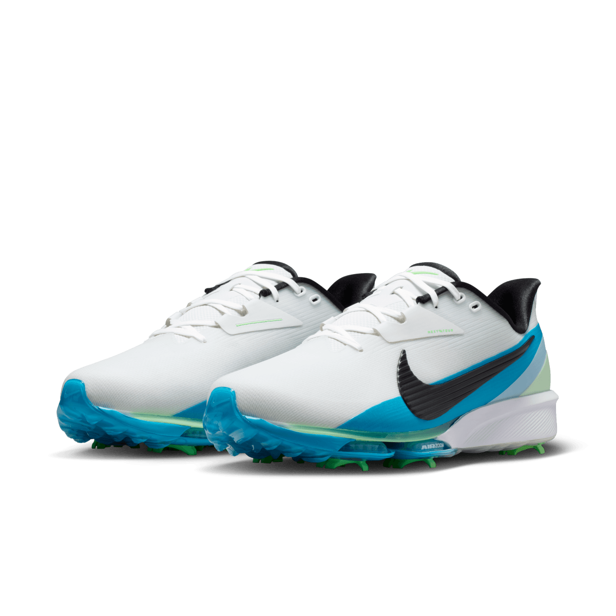 Nike Air Zoom Infinity Tour NEXT% 3 Golf Shoes - White / Black Summit / Light Current Blue - Nike Golf