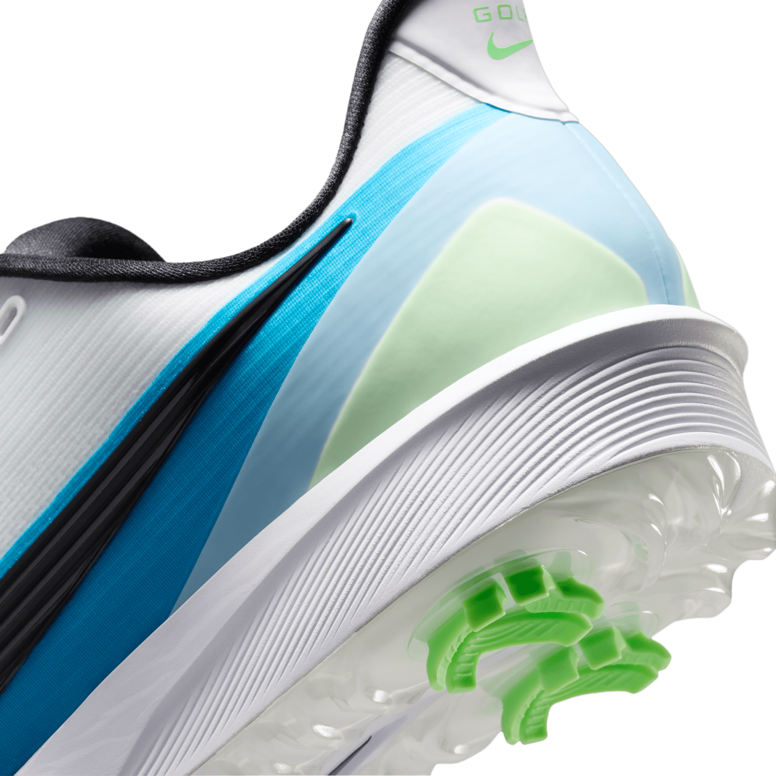 Nike Air Zoom Infinity Tour NEXT% 3 Golf Shoes - White / Black Summit / Light Current Blue