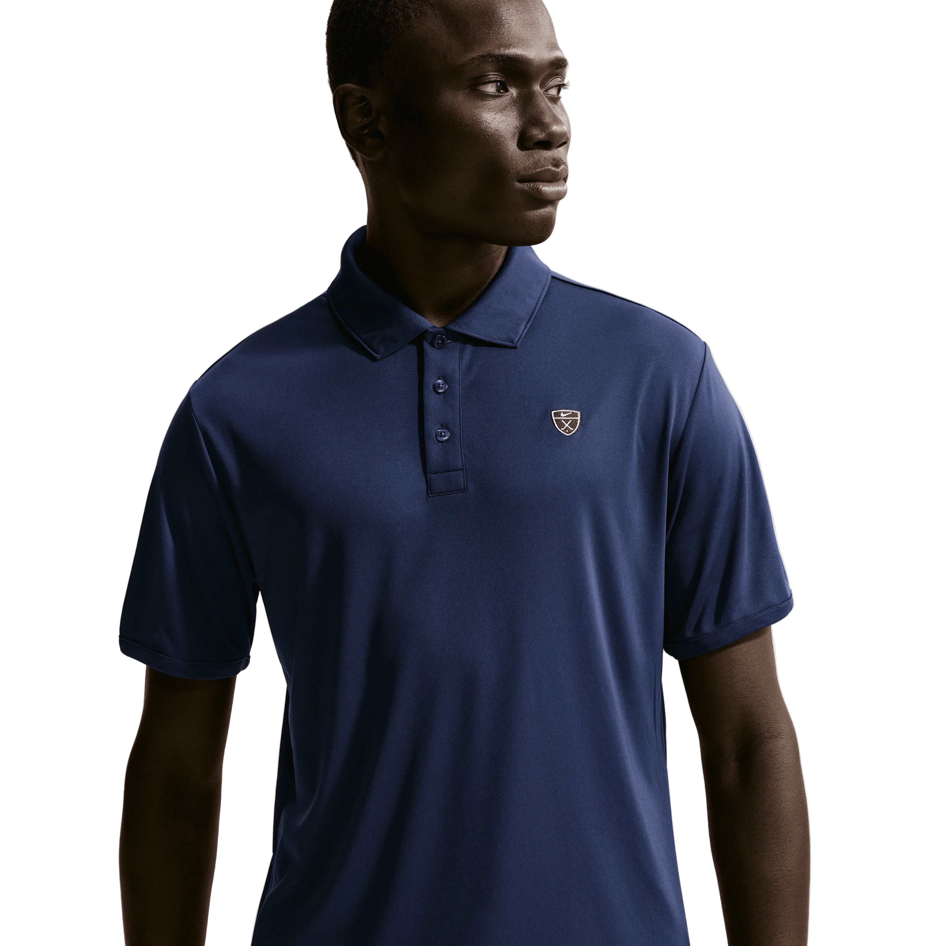 Nike Dri-Fit Par 5 Solid Mens Golf Polo Shirt