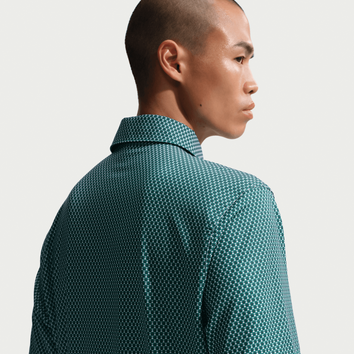 Nike Golf Velocity Dri - FIT Floral Golf Polo Mens Polo Shirt - Malachite / College Navy - Nike Golf