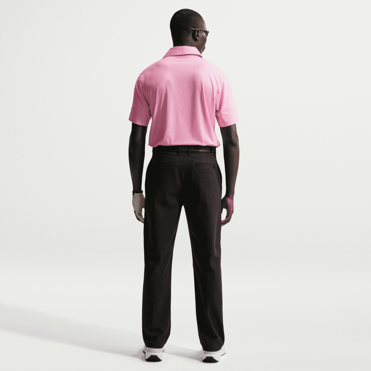 Nike Golf Velocity Dri - FIT Floral Golf Polo Mens Polo Shirt - Pink Foam / Peony / Black - Nike Golf