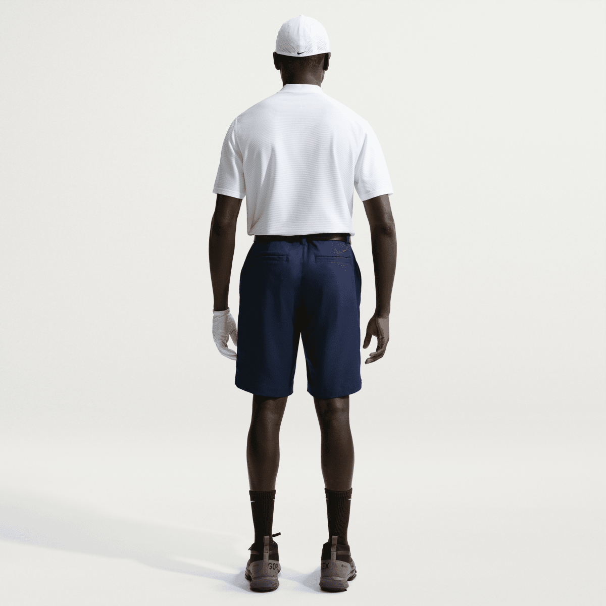 Nike Dri - Fit Velocity Blade Mens Golf Polo Shirt - White - Nike Golf