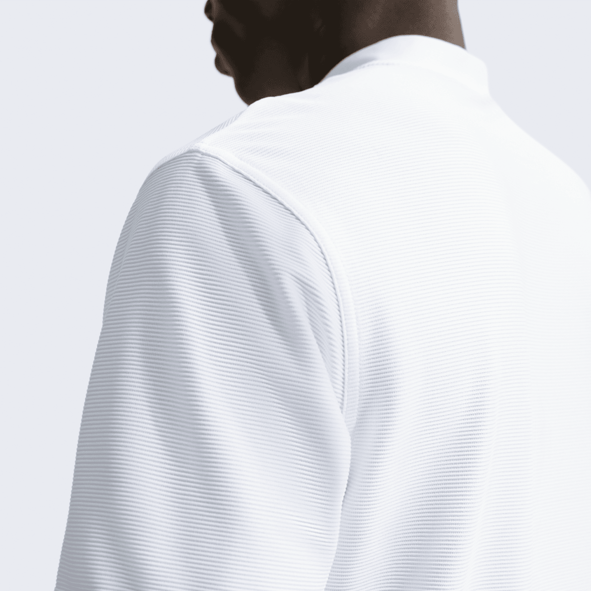 Nike Dri - Fit Velocity Blade Mens Golf Polo Shirt - White - Nike Golf