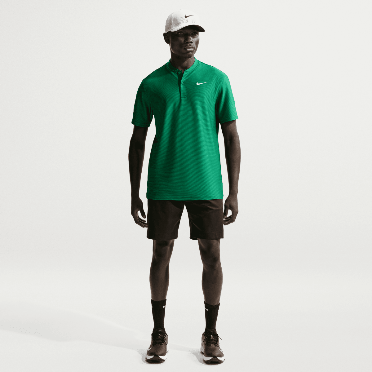 Nike Dri - Fit Velocity Blade Mens Golf Polo Shirt - Malachite - Nike Golf