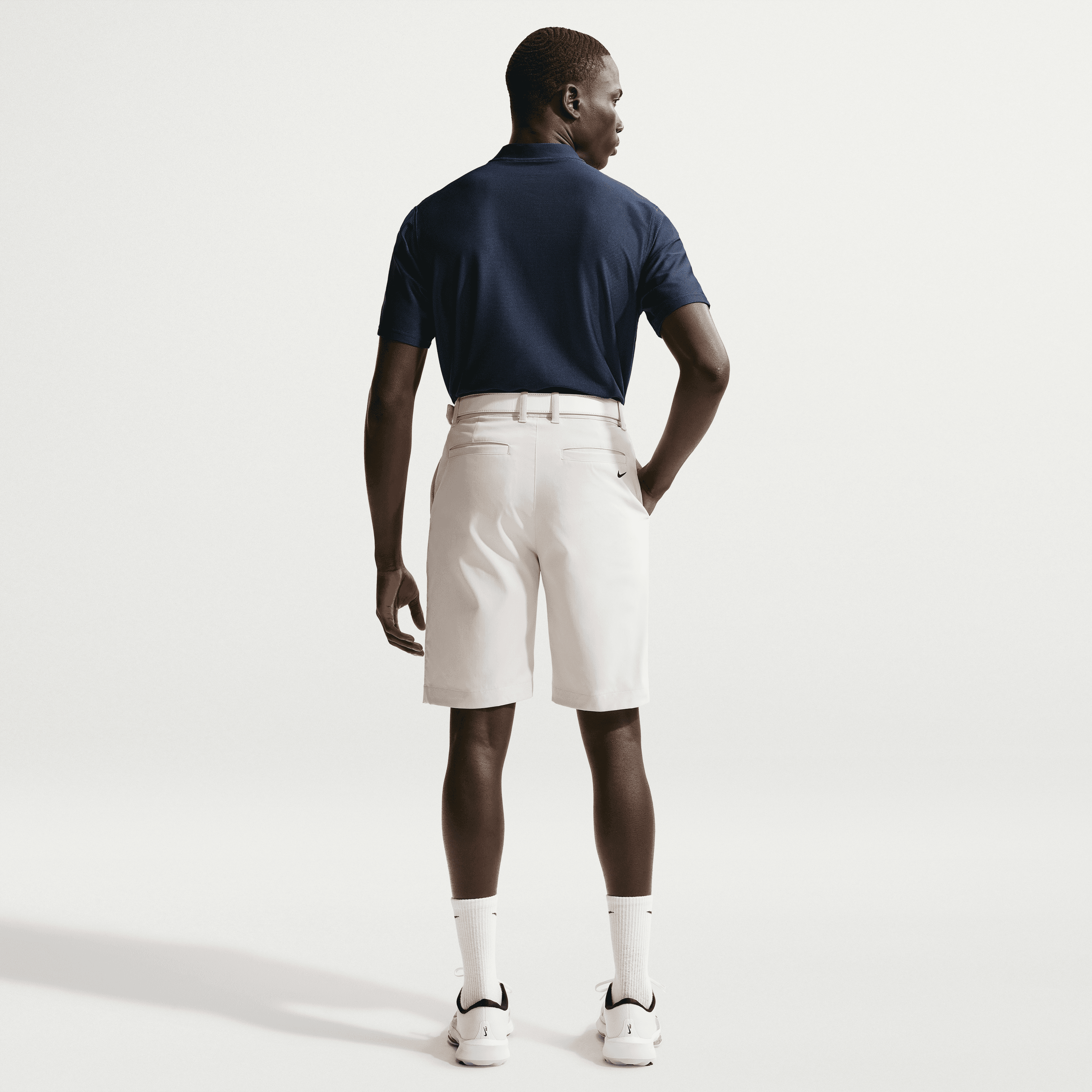 Nike Dri-Fit Velocity Blade Mens Golf Polo Shirt - Navy