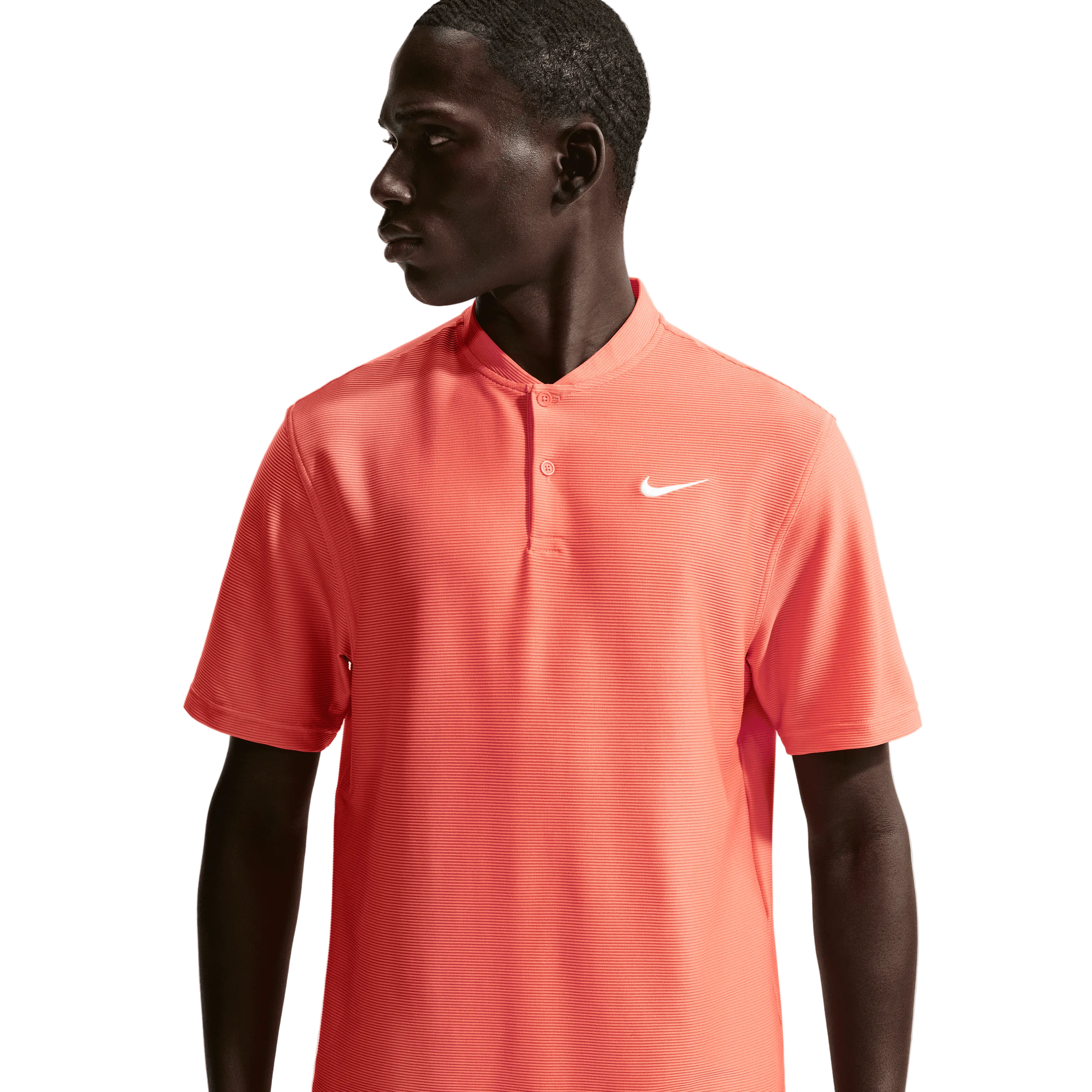 Nike Dri-Fit Velocity Blade Mens Golf Polo Shirt Turf Orange