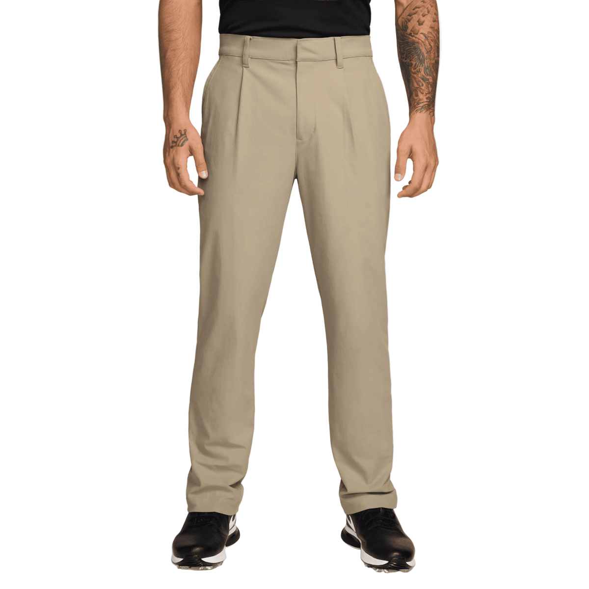 Nike Par Men's Dri - FIT Slim Golf Trousers - Limestone / Black - Nike Golf