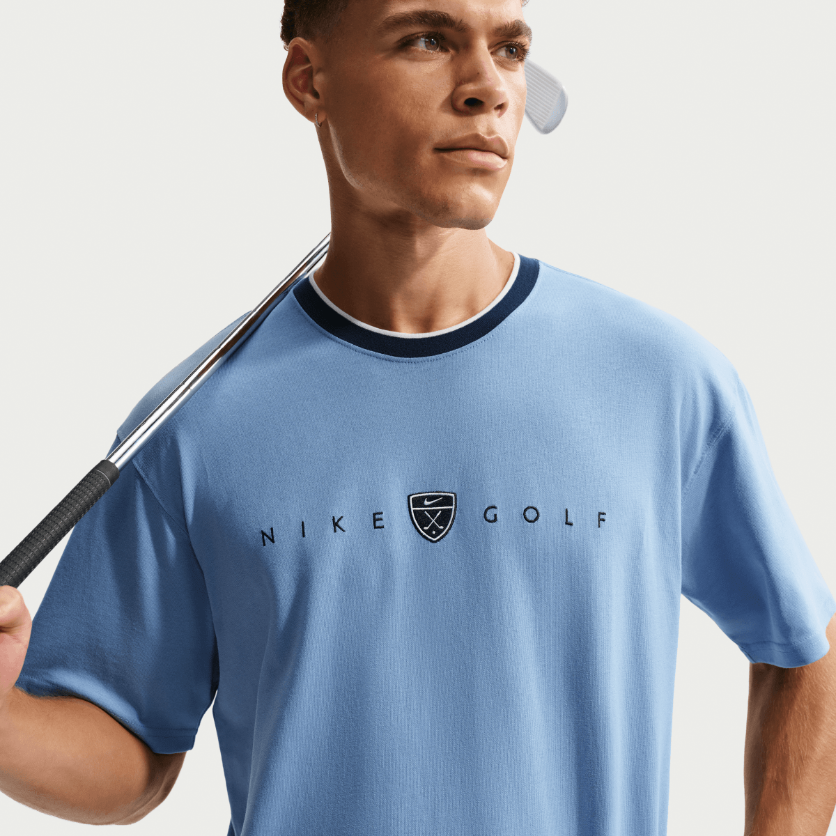Nike Men's Loose - Fit Golf T-Shirt - Work Blue - Nike Golf