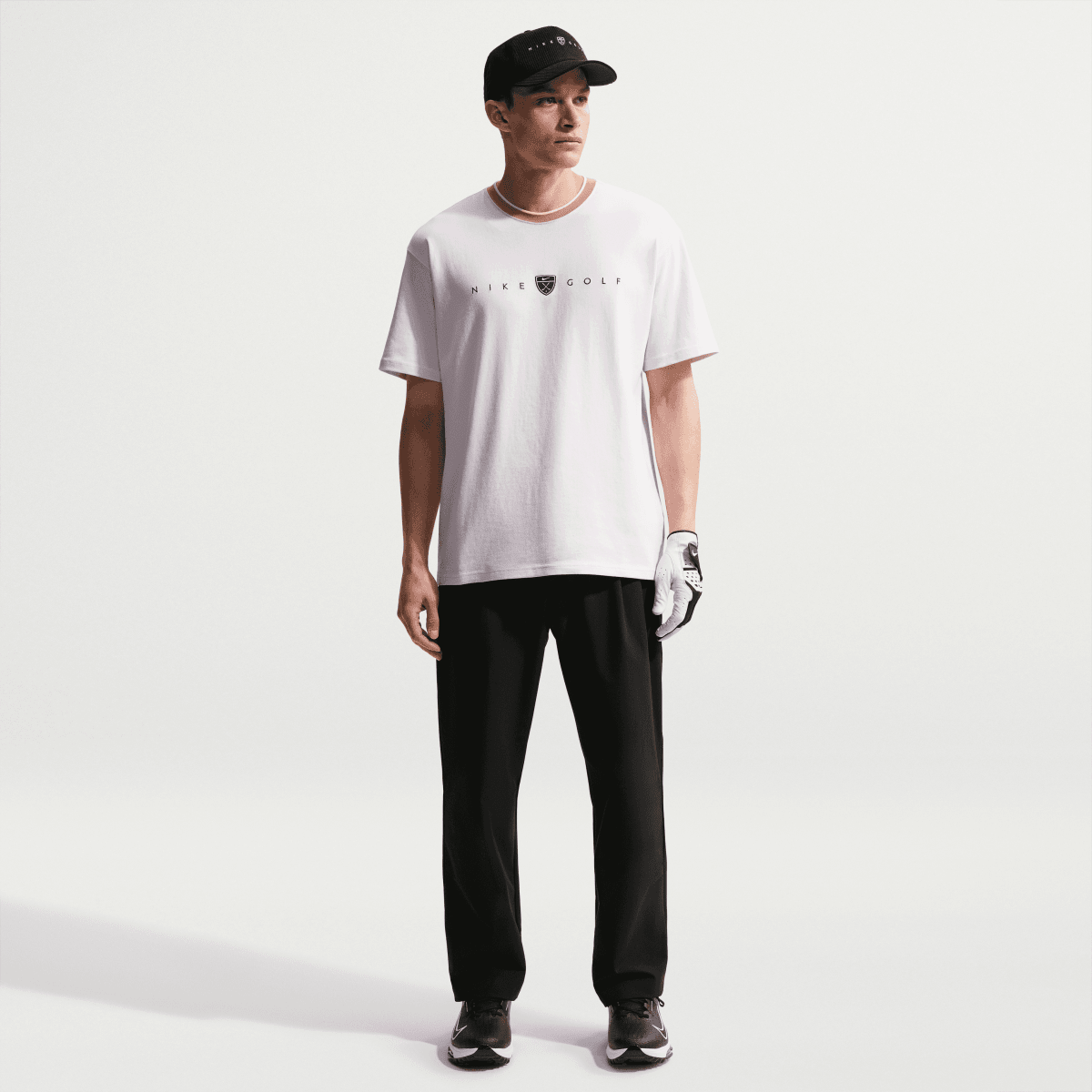 Nike Men's Loose - Fit Golf T-Shirt - Pearl Pink - Nike Golf