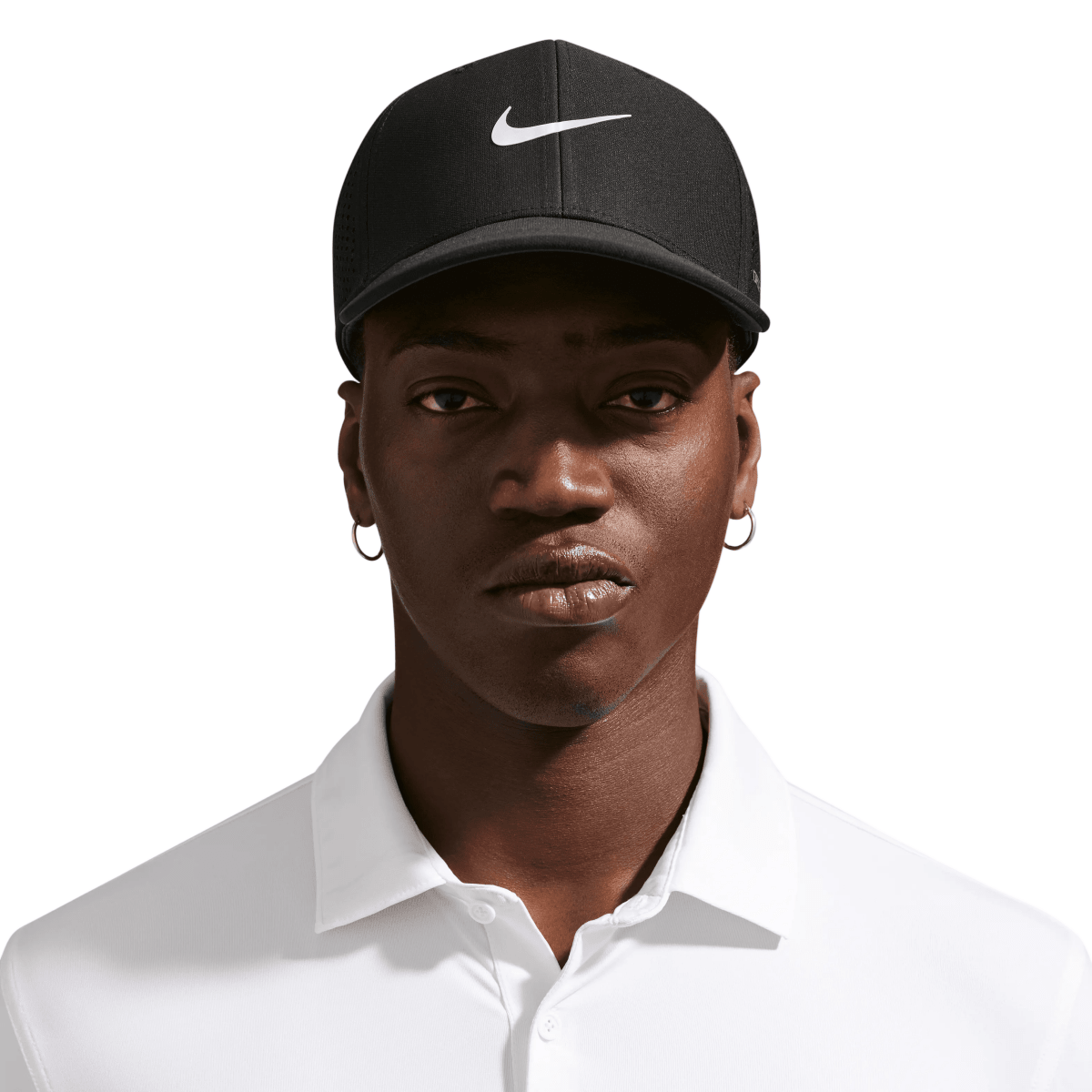 Nike Dri - FIT ADV Rise Structured SwooshFlex Cap - Black - Nike Golf