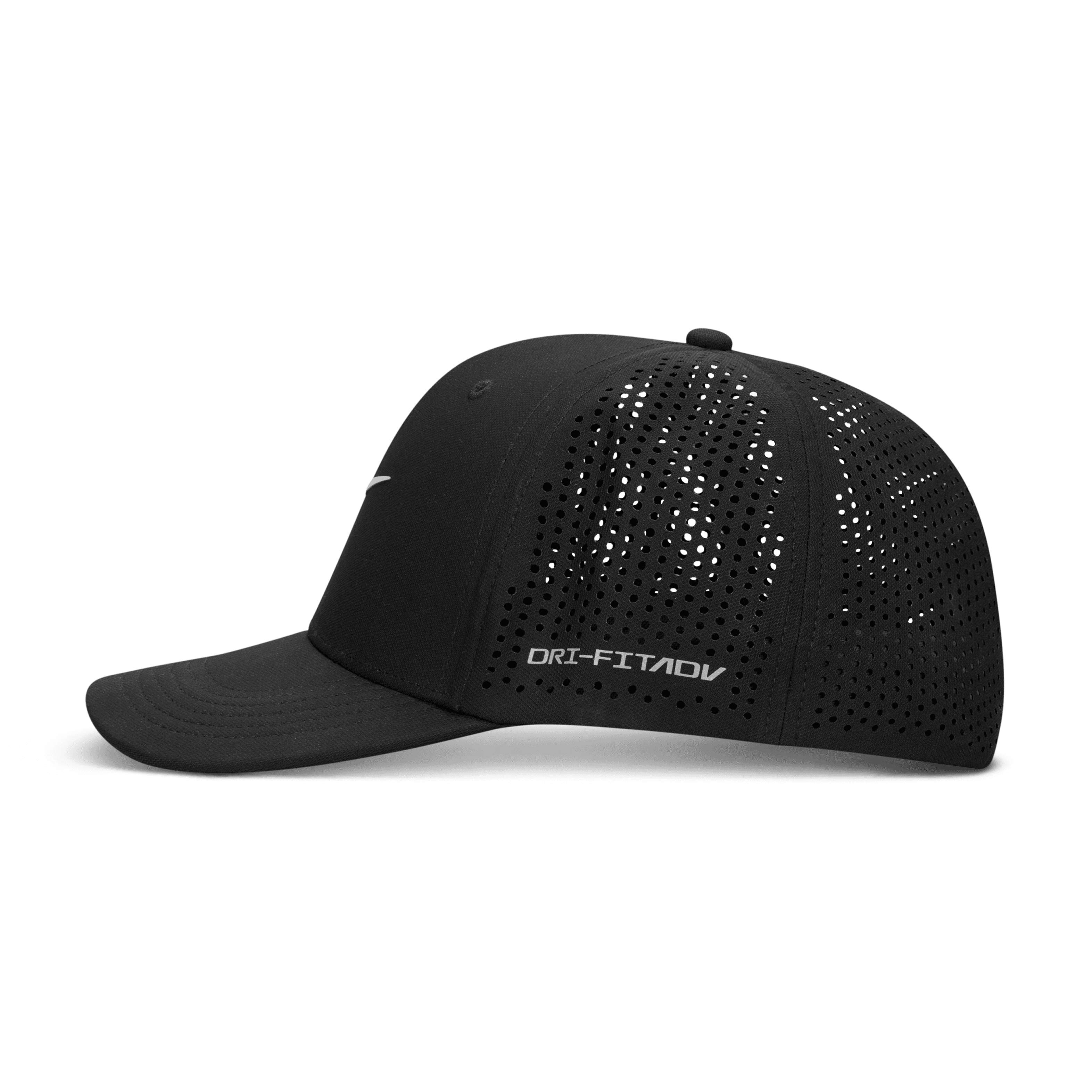 Nike Dri-FIT ADV Rise Structured SwooshFlex Cap - Black