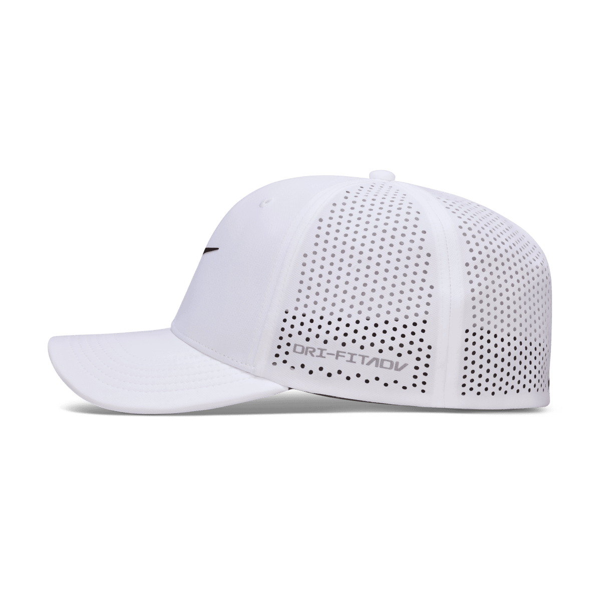 Nike Dri - FIT ADV Rise Structured SwooshFlex Cap - White - Nike Golf