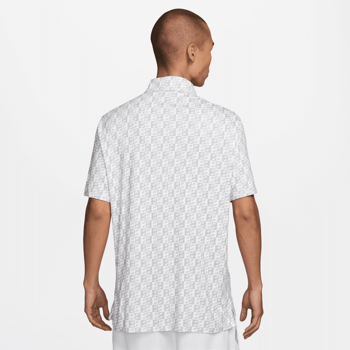 Nike Dri - FIT Par 5 Icon Print Golf Polo Shirt - White - Nike Golf