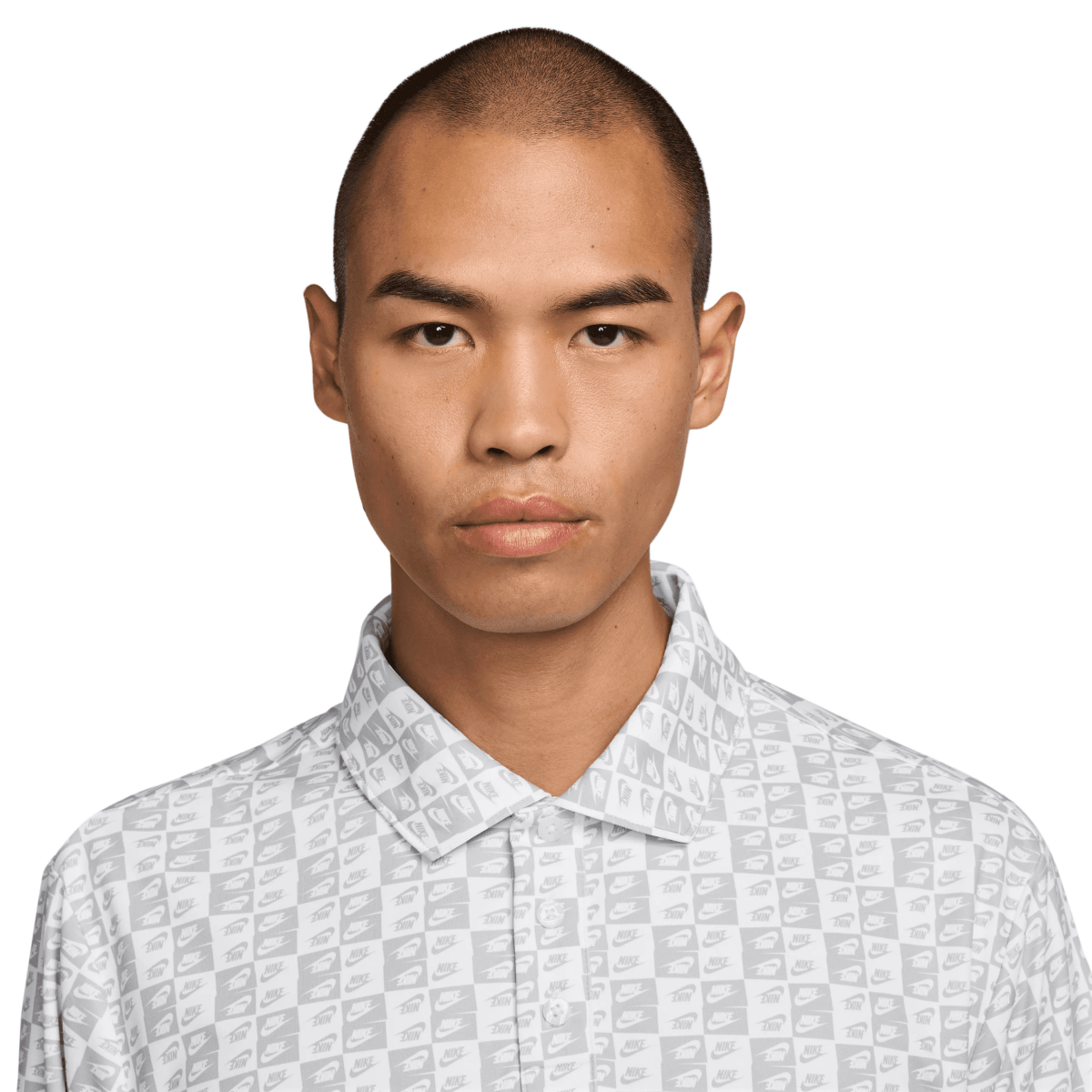 Nike Dri - FIT Par 5 Icon Print Golf Polo Shirt - White - Nike Golf