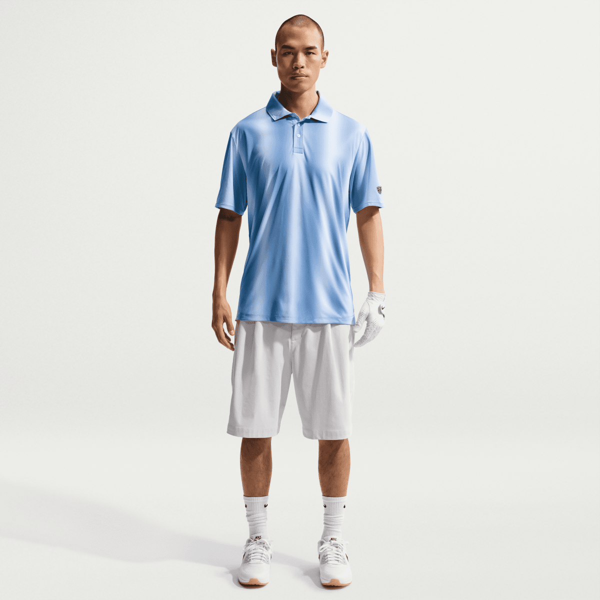 Nike Dri - Fit Par 5 Mens Golf Polo Shirt - Football Grey - Nike Golf
