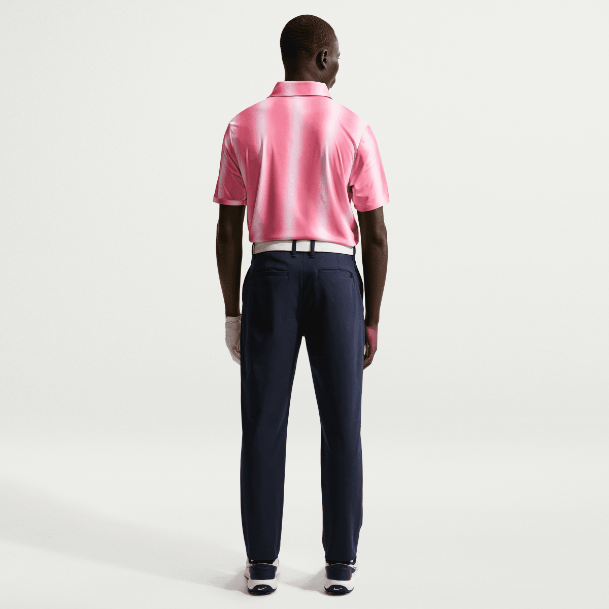 Nike Dri - Fit Par 5 Mens Golf Polo Shirt - Pearl Pink - Nike Golf