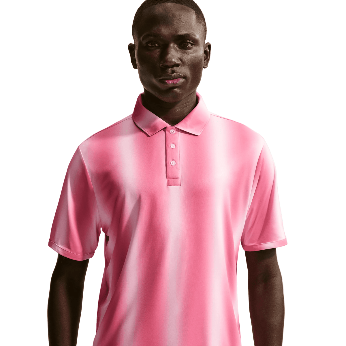 Nike Dri - Fit Par 5 Mens Golf Polo Shirt - Pearl Pink - Nike Golf