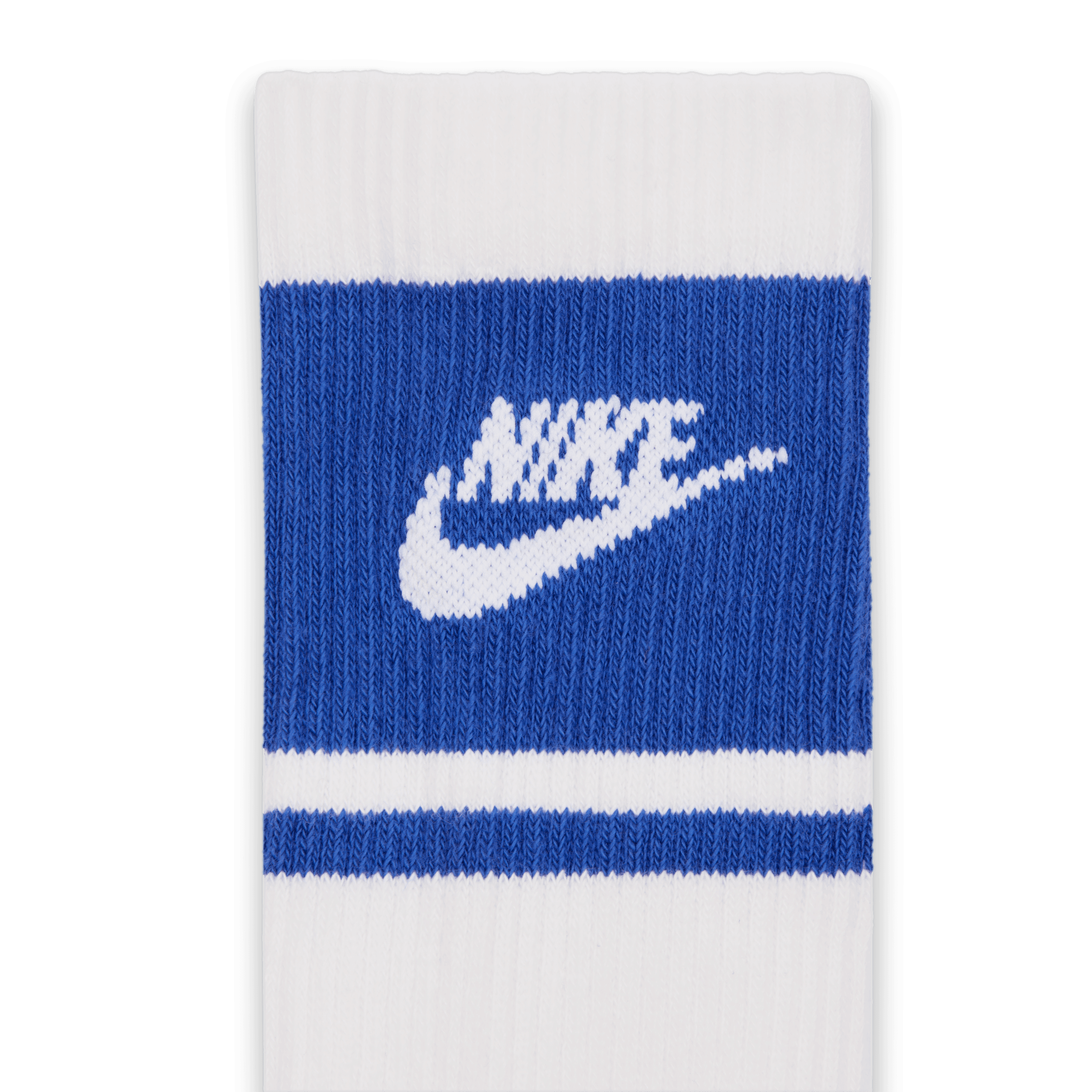 Nike Everyday Elevated Crew Socks (3 Pack) - White / Blue