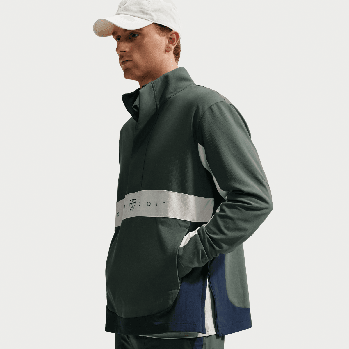 Nike Repel Soft Shell Golf Jacket - Camo Green