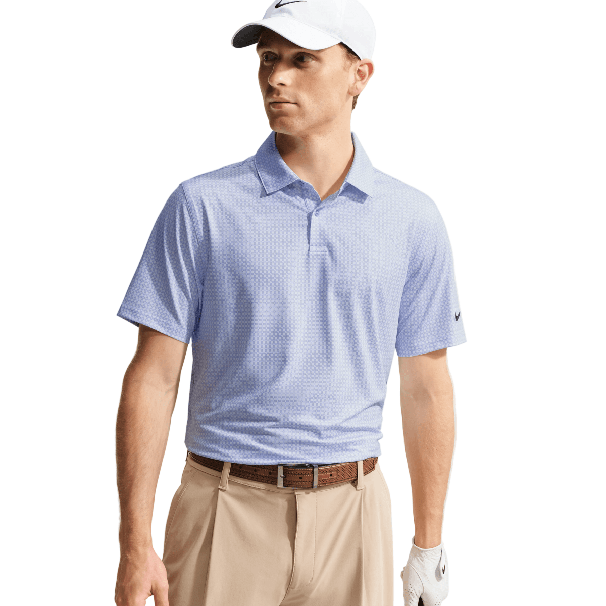 Nike Dri-FIT Velocity Textured Men's Golf Polo - Purple Fade - Nike Golf
