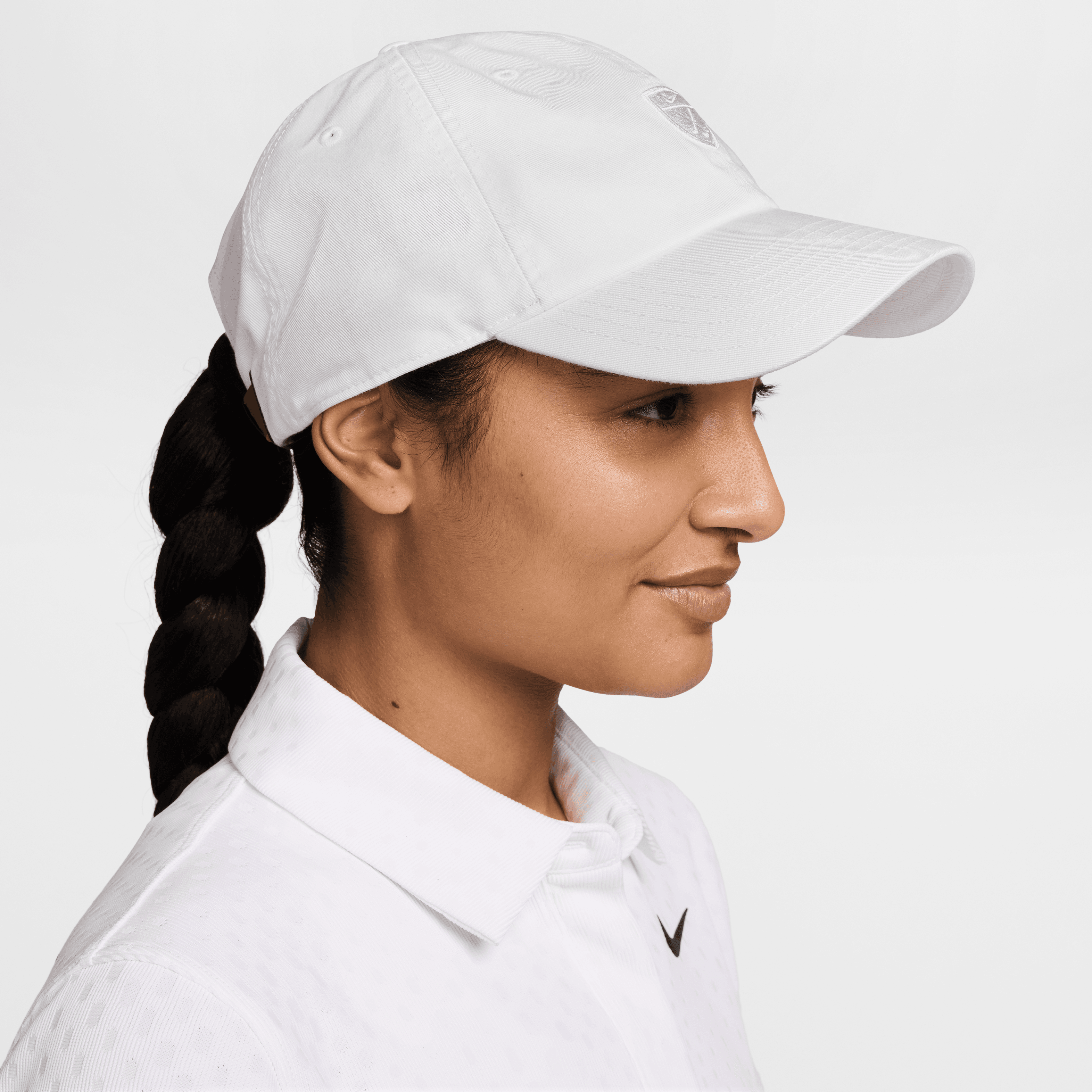 Nike Club Unstructured CB Adjustable Golf Cap - White