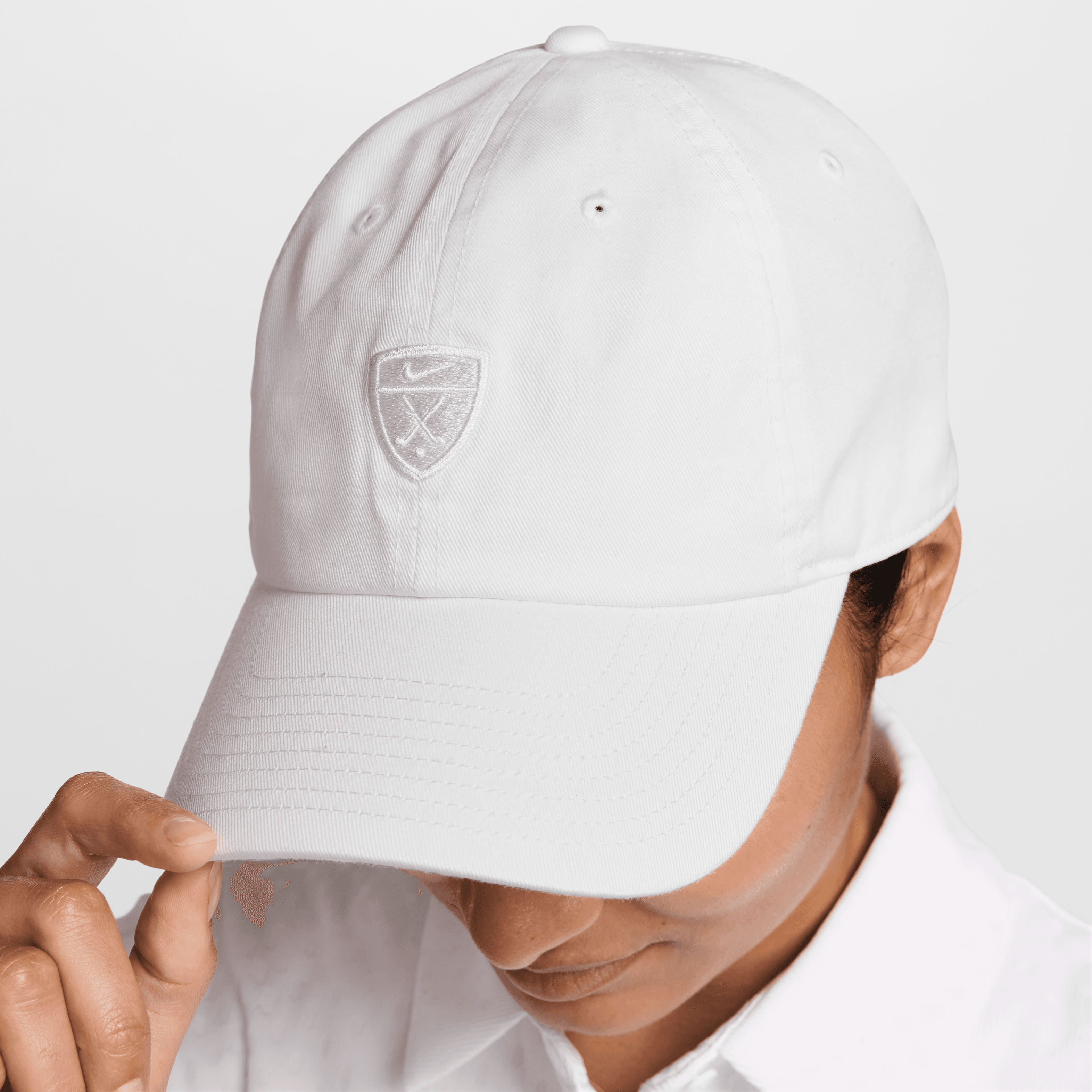 Nike Club Unstructured CB Adjustable Golf Cap - White