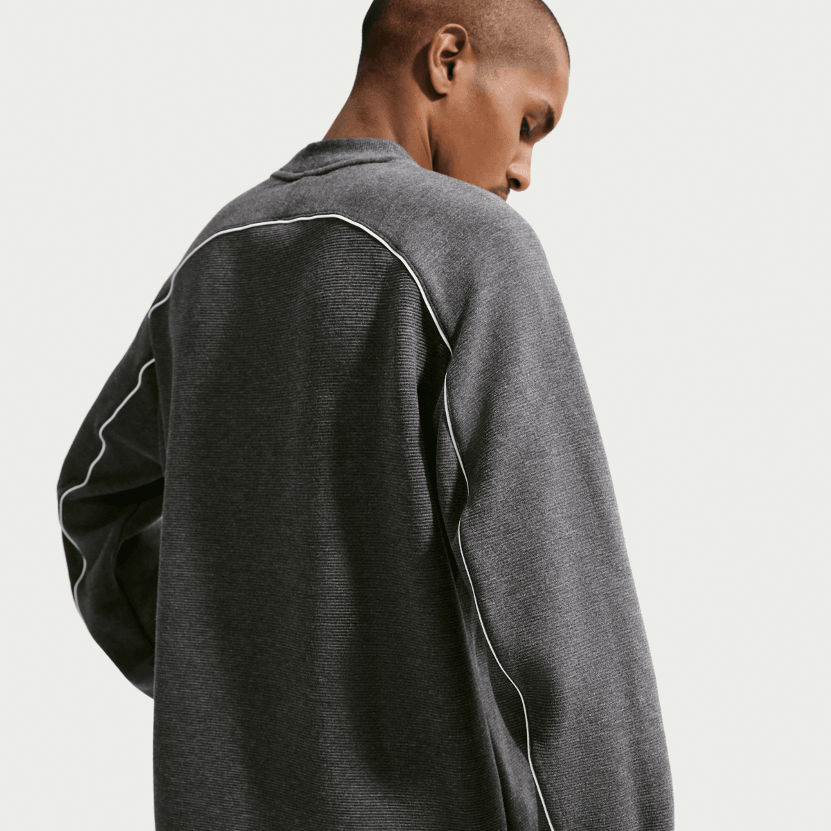 Nike Golf Par 5 Crew Neck Pullover - Black / White - Nike Golf