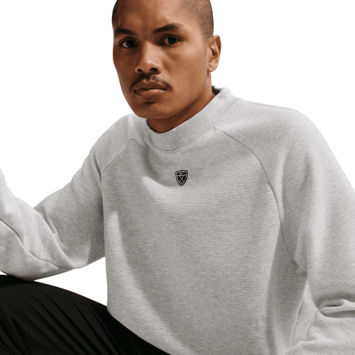 Nike Golf Par 5 Crew Neck Pullover - Wolf Grey - Nike Golf