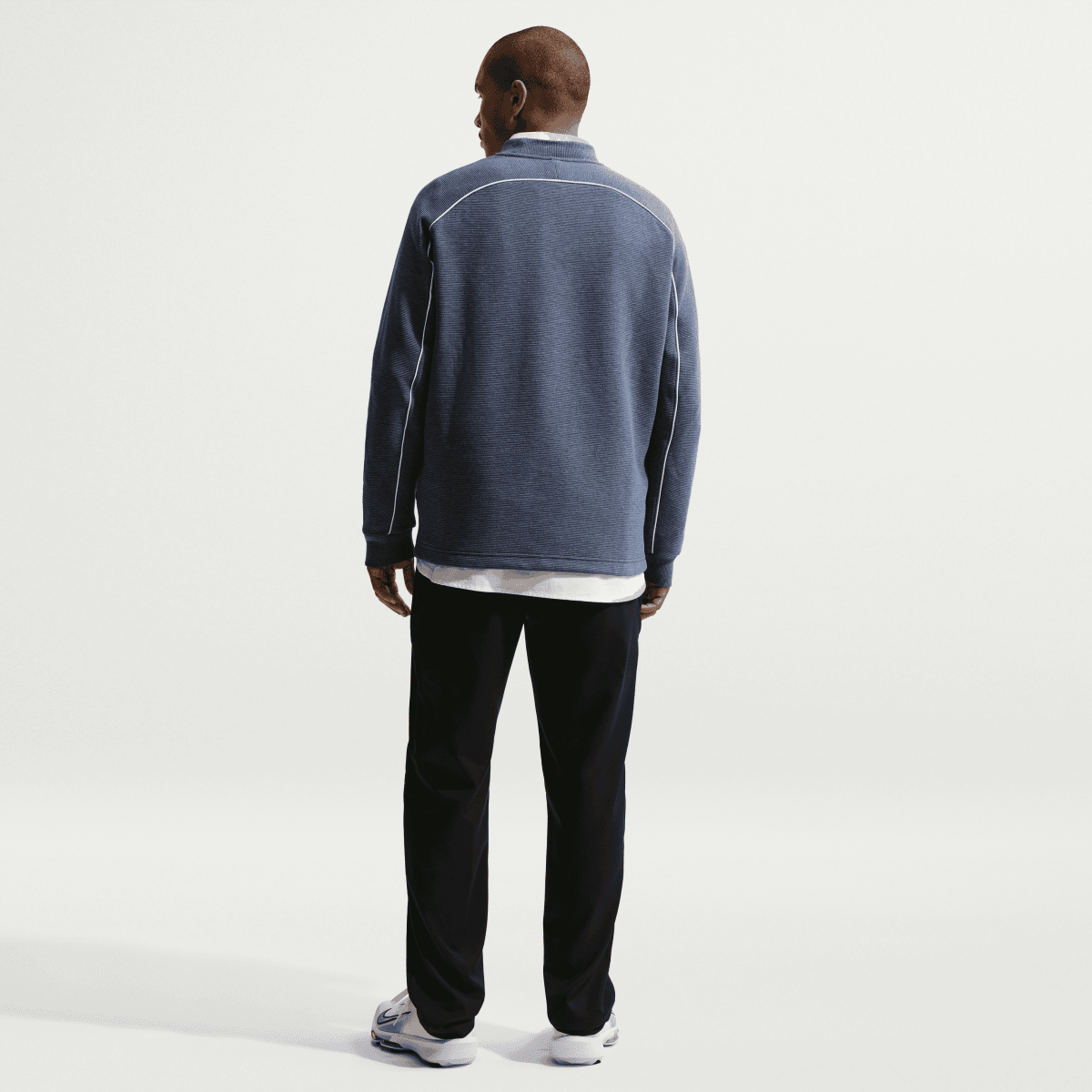 Nike Golf Par 5 Crew Neck Pullover - College Navy / White - Nike Golf